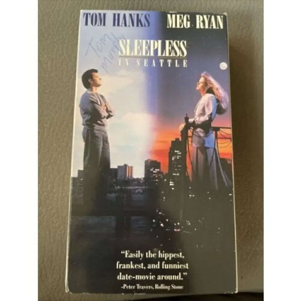 Sleepless in Seattle (VHS, 1993) Tom Hanks Meg Ryan Love Destiny Rosie O’Donnell